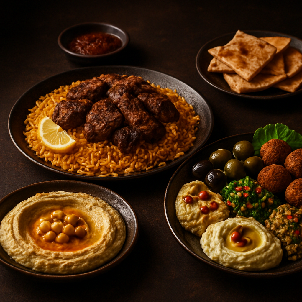 Traditional Arabic cuisine served at JP Park